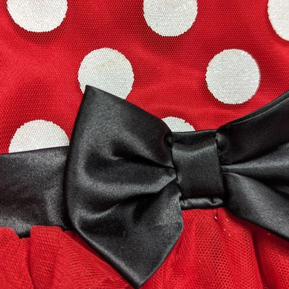 Disney Minnie Mouse Classic Red Polka Dot Party Dress – 18 Months - Picture 5 of 12